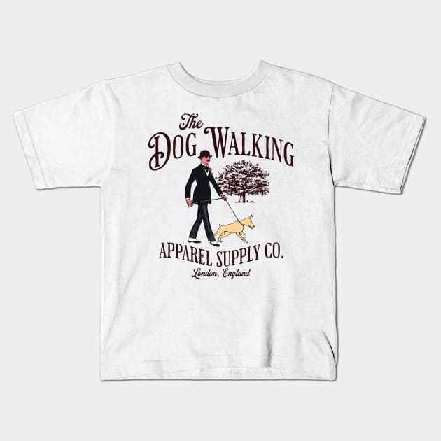 The Dog Walking Apparel Supply Co. Kids T-Shirt by LexieLou